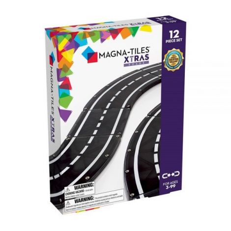 MAGNA-TILES XTRAS Roads, extensie 12 piese - imagine 8